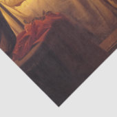 De dochter van Jairus door Carl Bloch Tissuepapier (Detail)