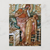 De dochter van Midas veranderde in goud Briefkaart (Voorkant)