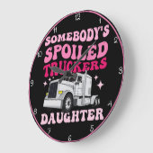 De dochter van Trucker, Pink Design Grote Klok (Hoek)