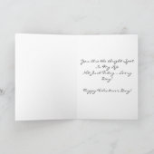 De Dochter van Valentijn koestert en kust Feestdagen Kaart (Binnen)