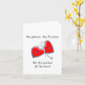 De dochters zijn voor altijd Gedicht Kaart (Gele Bloem)