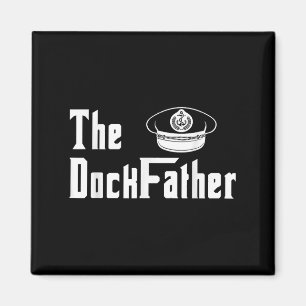 De Dock Vader Kapitein van de Boot Papa Grappig Fa Magneet