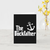 De Dockfather Grappige Bootvisserij Boot Vader Cap Kaart (Gele Bloem)