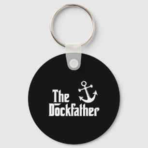 De Dockfather Grappige Bootvisserij Boot Vader Cap Sleutelhanger