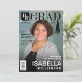 De Doctor Afstuderen het Hoesje van het Trendy Mag Aankondiging (Staand voorkant)