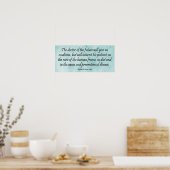 De Doctor of the Future - Edison Quote Print (Keuken)
