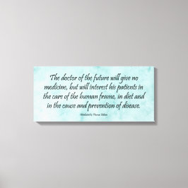 De Doctor of the Future Wrapped Canvas print