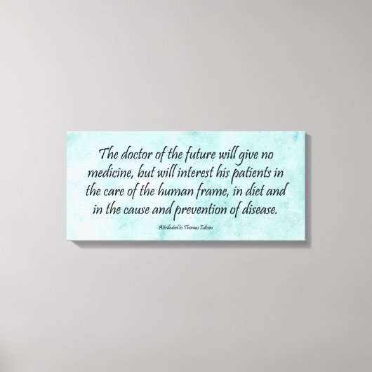 De Doctor of the Future Wrapped Canvas print (Voorkant)