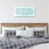 De Doctor of the Future Wrapped Canvas print (Insitu (Slaapkamer))