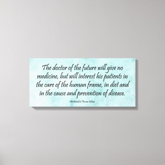 De Doctor of the Future Wrapped Canvas print (Voorkant)