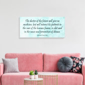 De Doctor of the Future Wrapped Canvas print (Insitu (Woonkamer))