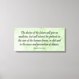 De Doctor of the Future Wrapped Canvas print