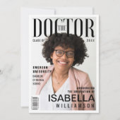 De Doctor Trendy Afstuderen Photo Magazine Aankondiging (Voorkant)