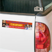 De doctrine Fairness afschaffen Bumpersticker (Op Truck)