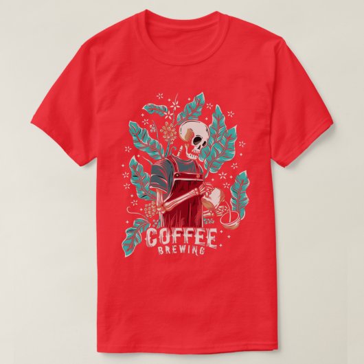 De dode Barista 1 T-shirt (Design voorkant)