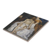De dode Christus met Angels (door Édouard Manet) Tegeltje (Zijkant)