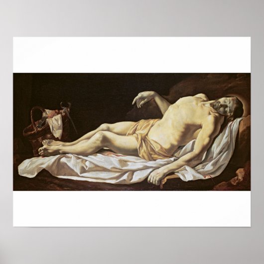 De dode Christus (olie op canvas) 2 Poster (Voorkant)