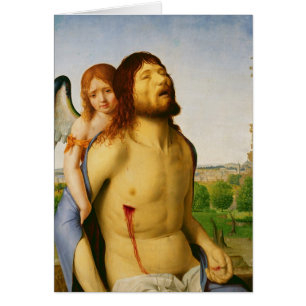 De dode Christus ondersteund door een engel, c.147