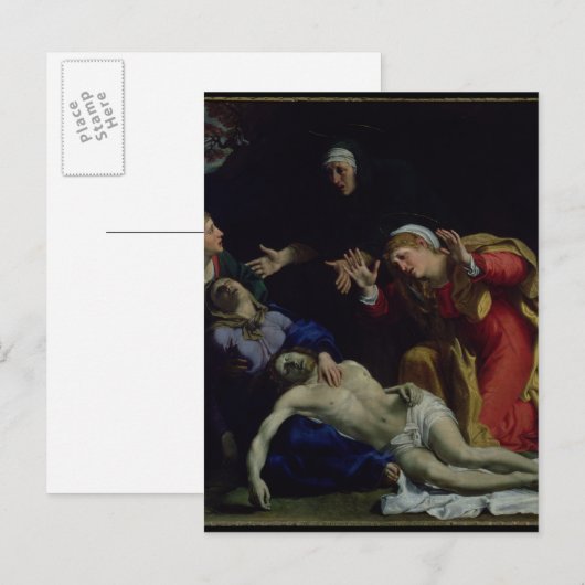 De dode Christus rouwde, c.1604 Briefkaart (Voorkant / Achterkant)