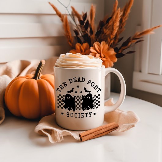 De Dode Dichter Maatschappij Schattigee Ghost Hall Koffiemok