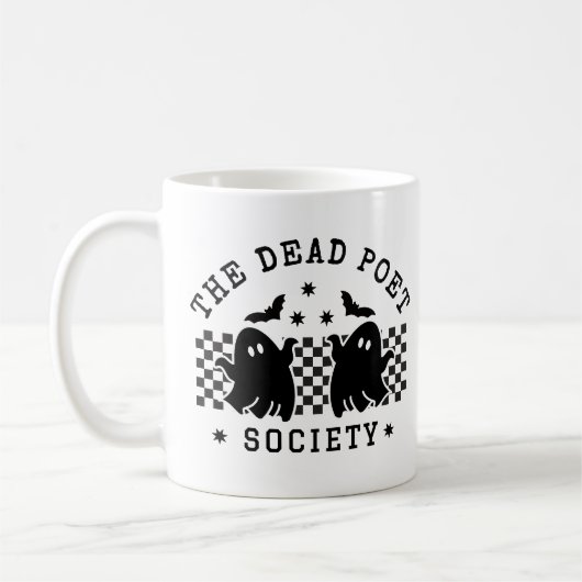 De Dode Dichter Maatschappij Schattigee Ghost Hall Koffiemok (Links)