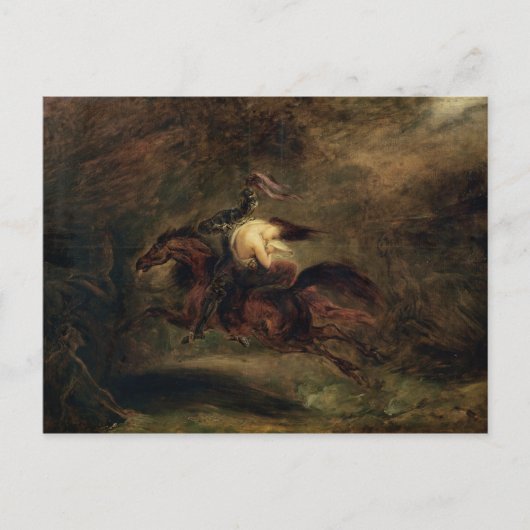 De dode gaat snel, 1830 briefkaart (Voorkant)