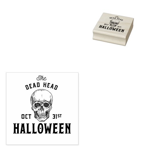 De Dode Kop Rubberstempel (Gestempeld)