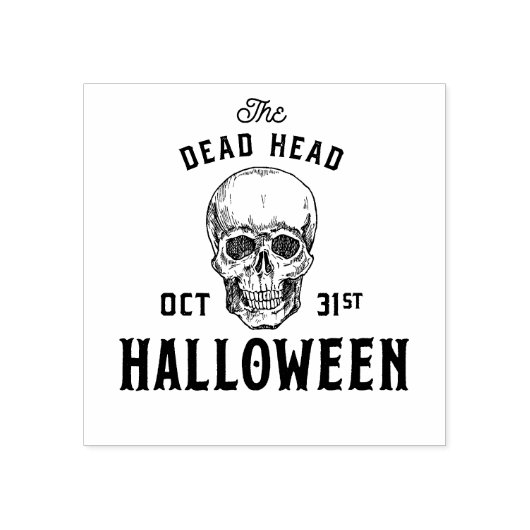 De Dode Kop Rubberstempel (Afrduk)