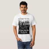 De dode loopt door het Shirt van de Aarde Zombie (Voorkant volledig)