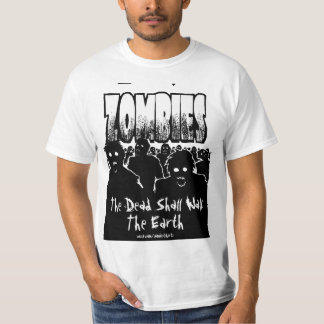 De dode loopt door het Shirt van de Aarde Zombie