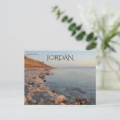 De Dode Zee Jordanië Briefkaart (Staand voorkant)