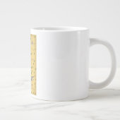 De Dode Zee vintage kaart Grote Koffiekop (Rechts)