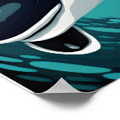 de dodelijke walvis poster (Hoek)