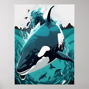 de dodelijke walvis poster