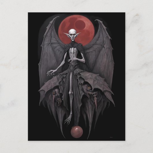 De doden en de onderdoden briefkaart (Voorkant)