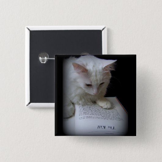 De doden vierkante button 5,1 cm (Voorkant /achterkant)