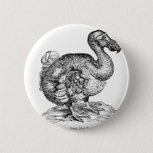 De Dodo Ronde Button 5,7 Cm (Voorkant)