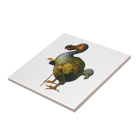 De Dodo-vogel uit Alice in Wonderland Tegeltje (Zijkant)