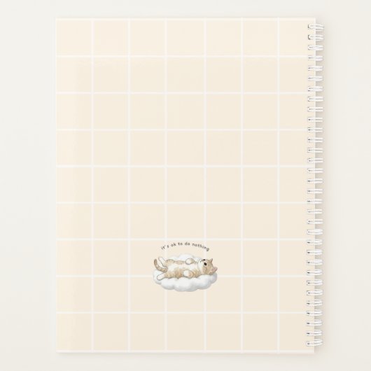 De Doe Niets Kitty Planner (Achterkant)