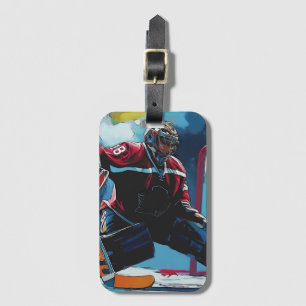 De Doelman - IJshockey Keepers T-Shirt Bagagelabel