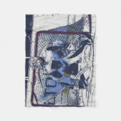De doelman - ijshockeykeeper fleece deken (Voorkant)