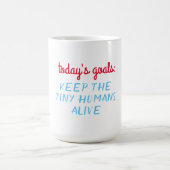 De doelstellingen van vandaag: de kleine mensen in koffiemok (Center)