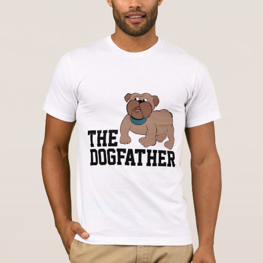 DE DOG FATHER DOG DAD BOXER T-shirts (Voorkant)
