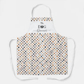 De Dog Groomer Pelpolka-stip professioneel Schort (Voorkant)