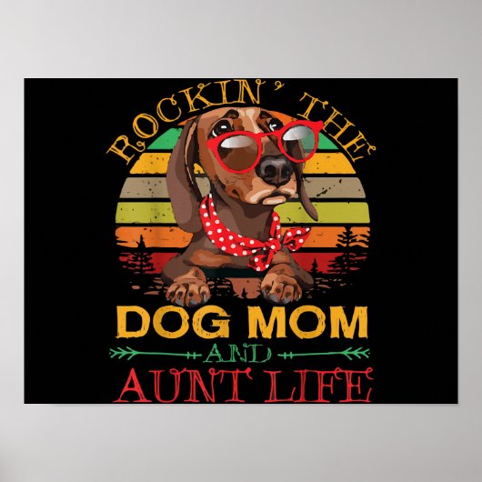 De Dog Mam Tunt voor tante. Poster (Voorkant)