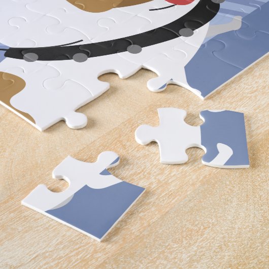 De Dog Puzzle lopen Legpuzzel (Zijkant)