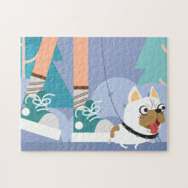 De Dog Puzzle lopen Legpuzzel