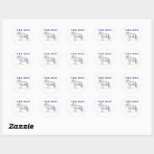 DE DOG RONDE STICKER (Vel)