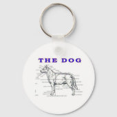 DE DOG SLEUTELHANGER (Voorkant)