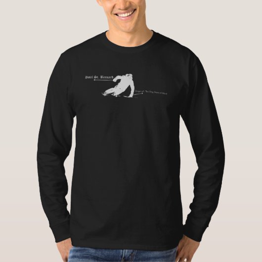 De Dog State of Mind (zwart) T-shirt (Voorkant)